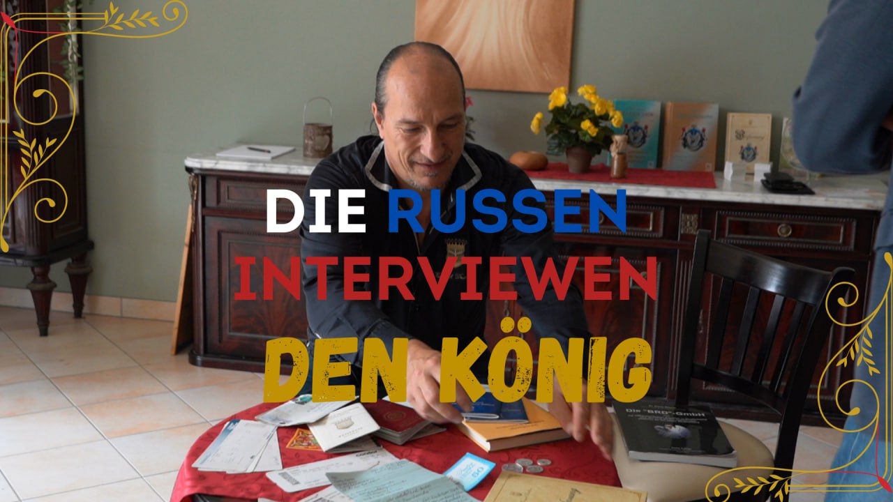 Die Russen interviewen den König